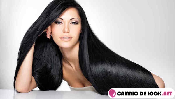 cabello largo y negro pocahontas