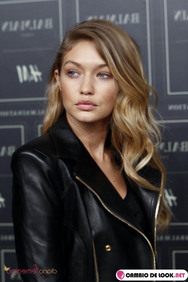 melena brillante de gigi hadid