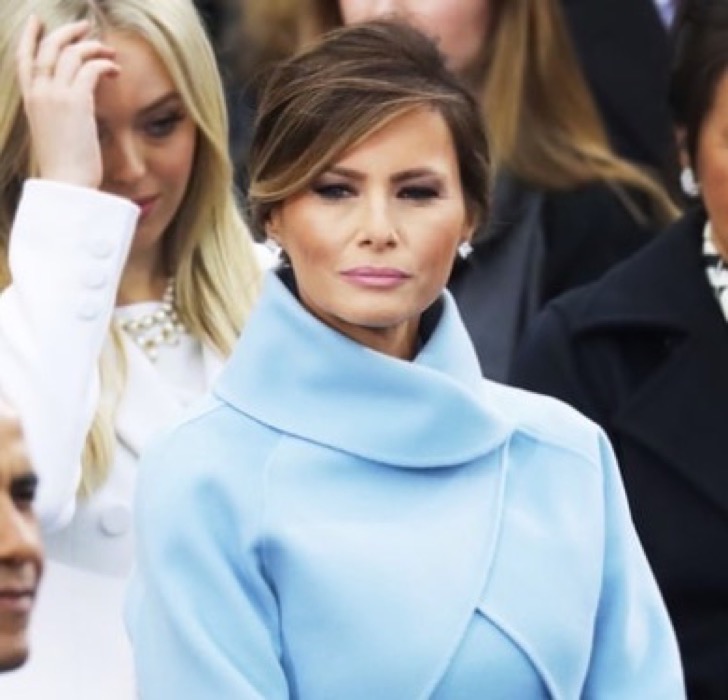 Melania Trump maquillada