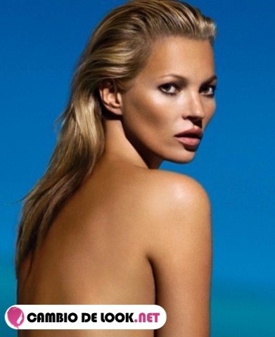 Kate Moss como se maquilla