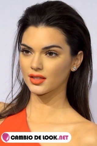 Los labios parecidos a la Estadounidense Kendall Jenner