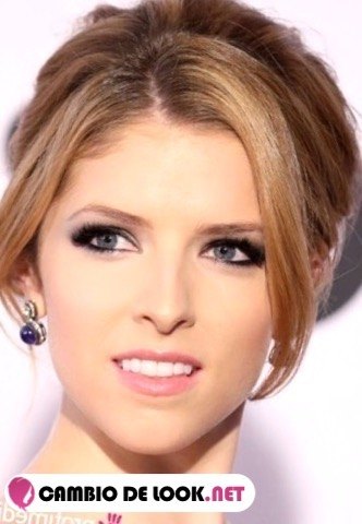 Anna Kendrick looks pelo recogido