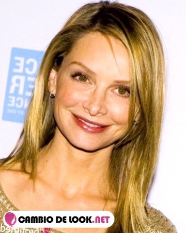 Calista Flockhart su pelo suelto