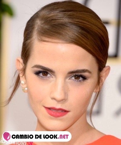 Look Emma Watson pelo recogido