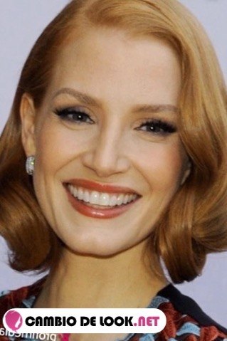 Jessica Chastain sus mejores peinados