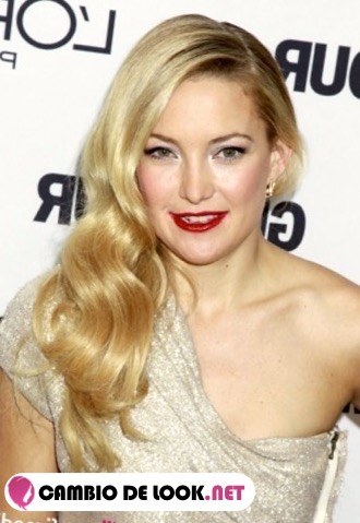 Kate Hudson con el pelo suelto