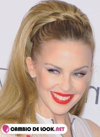 Kylie Minogue sus mejores peinados