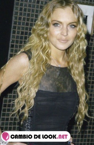 Lindsay Lohan y su pelo suelto