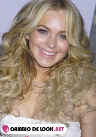 Lindsay Lohan pelo recogido look