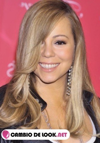Mariah Carey y su pelo suelto