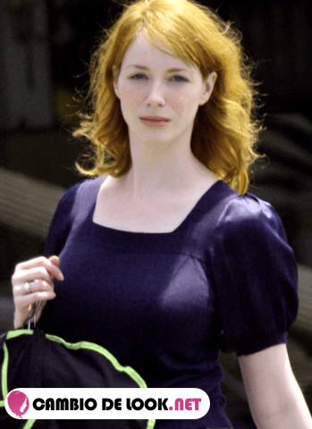 Sin maquillarse Christina Hendricks